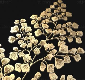 3D model A branch with leaves (STL)